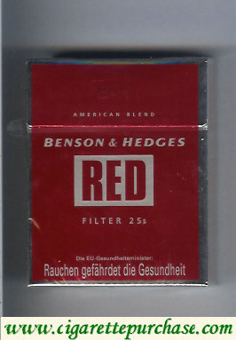 Benson Hedges Red Filter American Blend cigarettes England